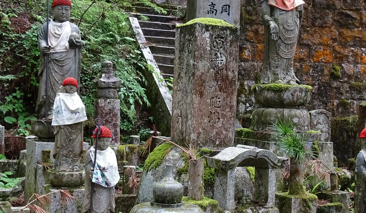 The lantern-lined Choishi Path through Okunoin Cemetery, Koyasan