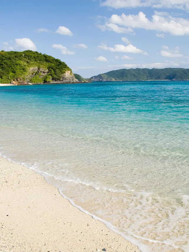 Furuzamami Beach in the Okinawa island chain