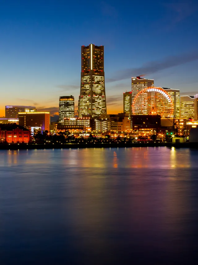 Minato Mirai skyline at night, Yokohama