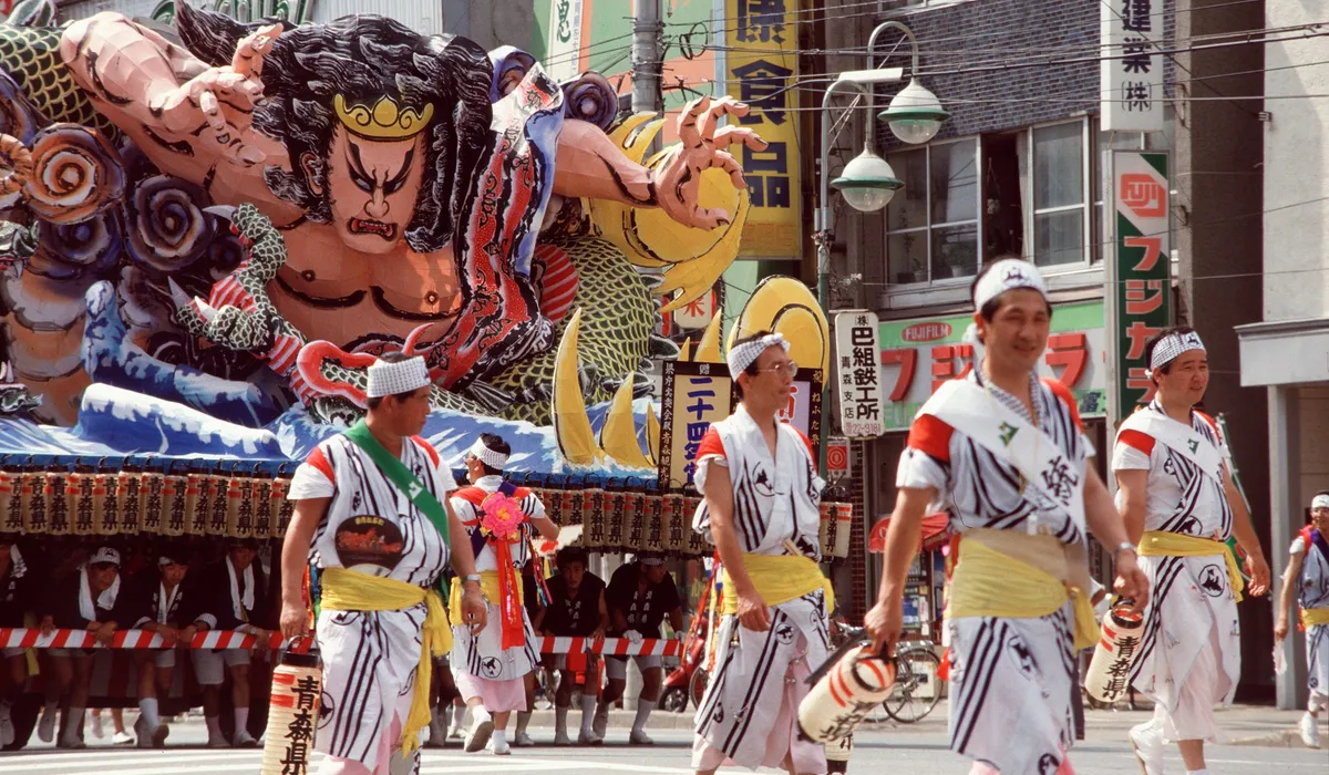 A float from the Aomori Nebuta Matsuri