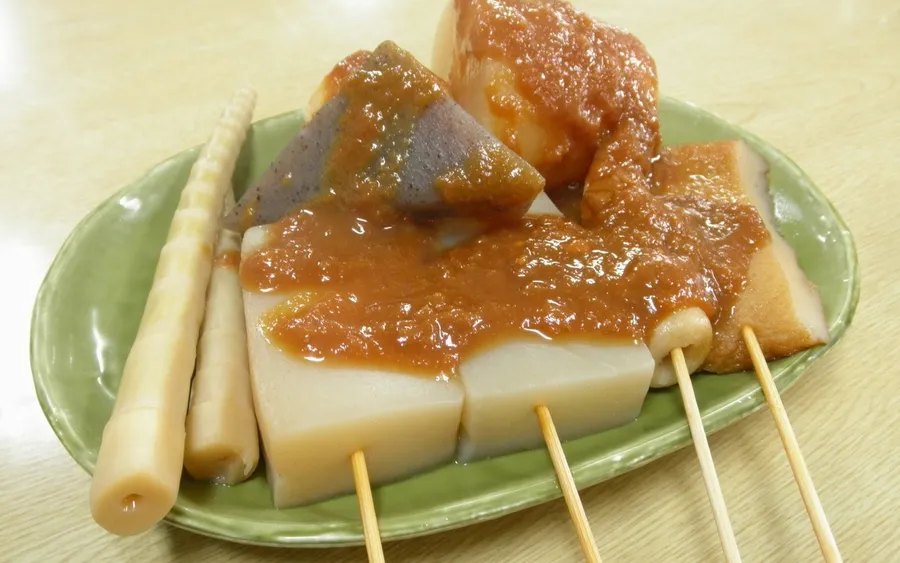 Aomori ginger miso oden
