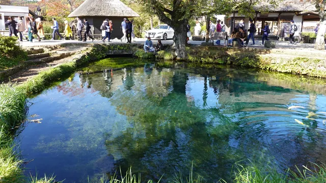 Waku-ike spring pond, Oshino Hakkai