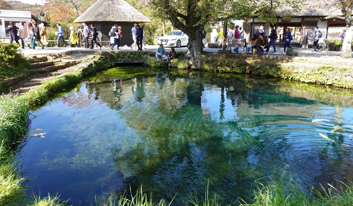 Waku-ike spring pond, Oshino Hakkai