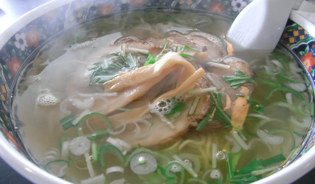 Ajisai's shio (salt) ramen, Hakodate