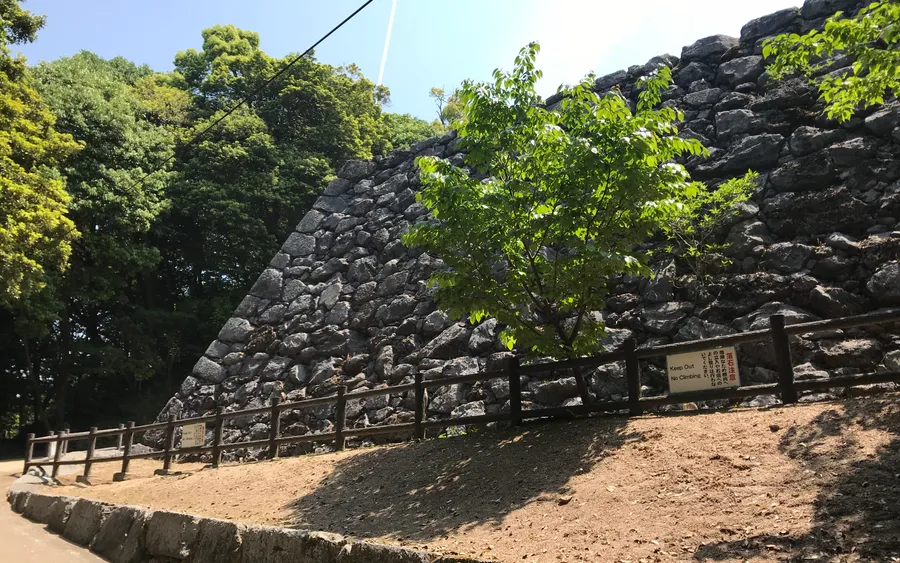 Stone base of Iwakuni Castle keep