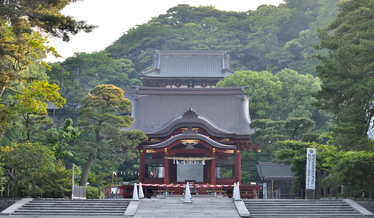 Tsurugaoka Hachimangu main hall, Kamakura