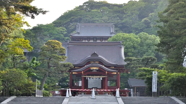Tsurugaoka Hachimangu main hall, Kamakura
