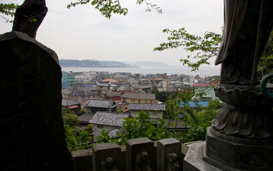 View over Kamakura from Hasedera