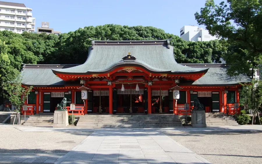 Ikuta Shrine main hall, Kobe