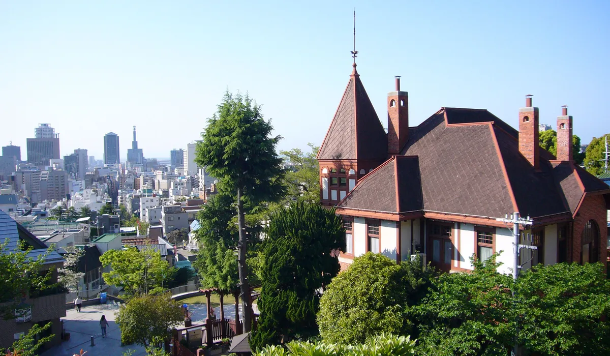 Weathercock House, a red-brick foreign residence in Kitano-cho, Kobe