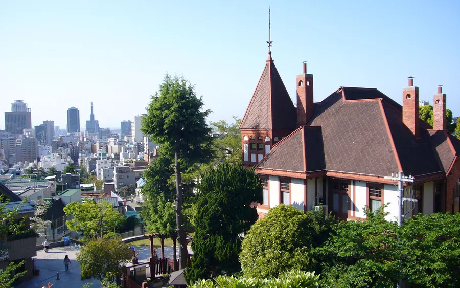 Weathercock House, a red-brick foreign residence in Kitano-cho, Kobe