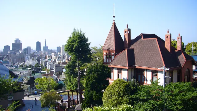 Weathercock House, a red-brick foreign residence in Kitano-cho, Kobe