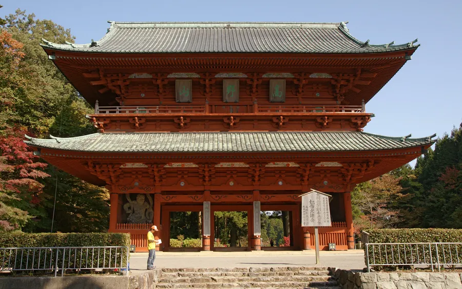Daimon, the great entrance gate to Koyasan