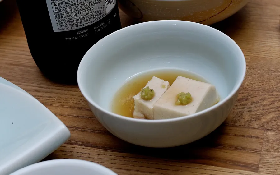 Goma-dofu, a sesame tofu specialty of Koyasan