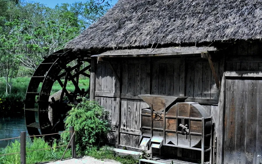Watermill, Daio Wasabi Farm, Azumino