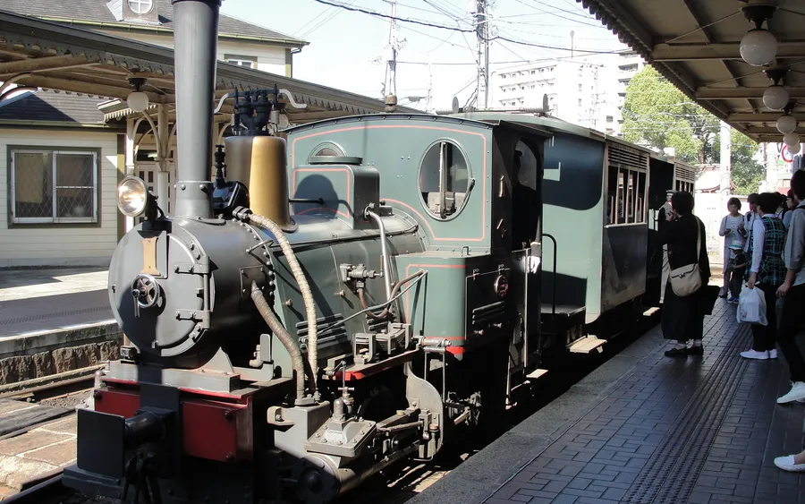 Botchan Ressha train, Dogo Onsen Station