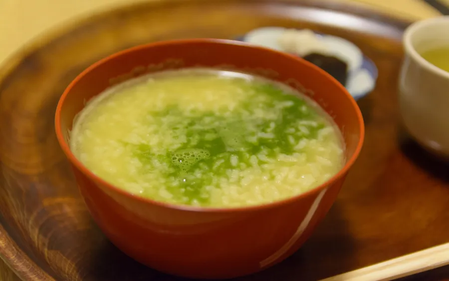 Chagayu (tea rice porridge)