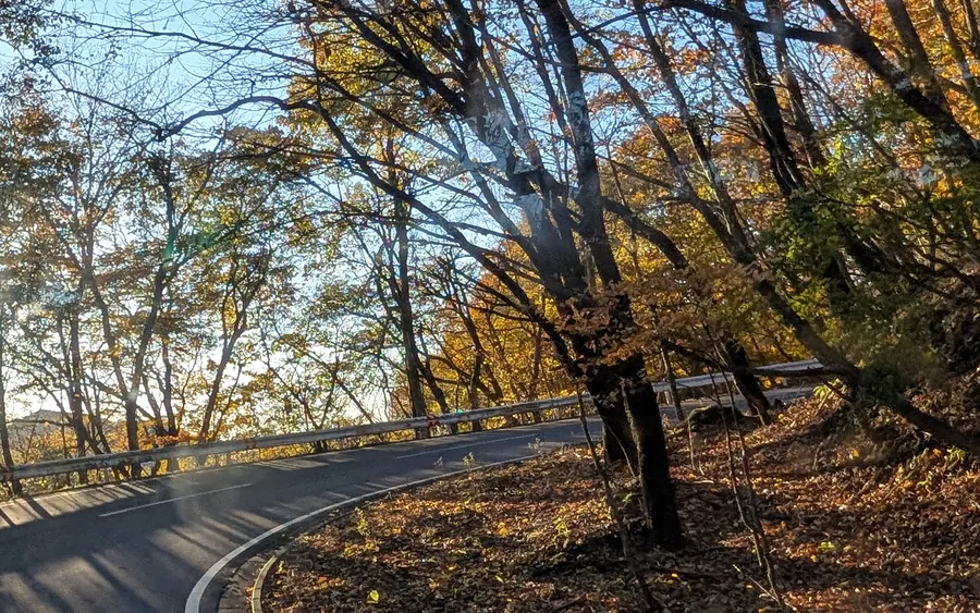 Irohazaka Winding Road in autumn, Nikko National Park