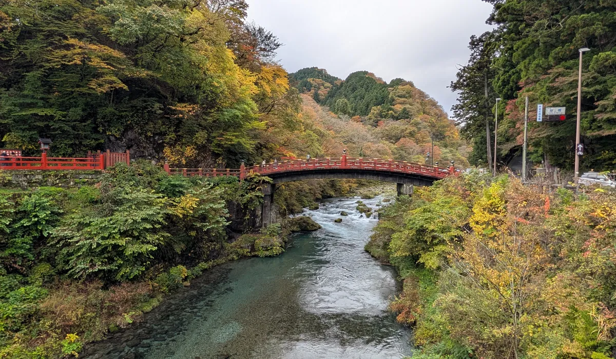 Shinkyo Bridge over the Daiya River, Nikko