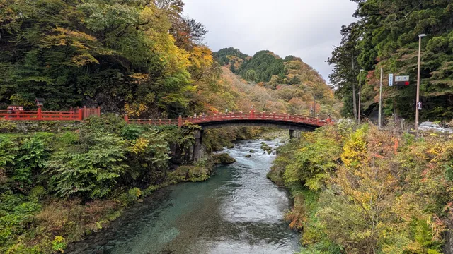 Shinkyo Bridge over the Daiya River, Nikko