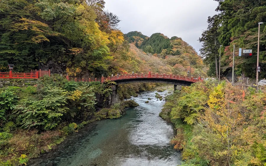 Shinkyo Bridge over the Daiya River, Nikko