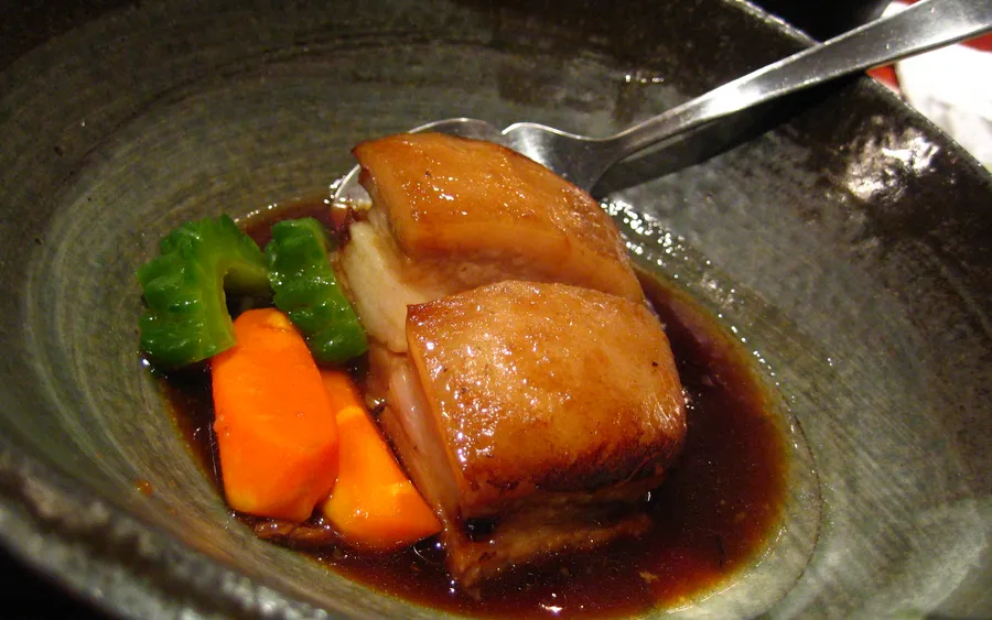 Rafute (braised pork belly)