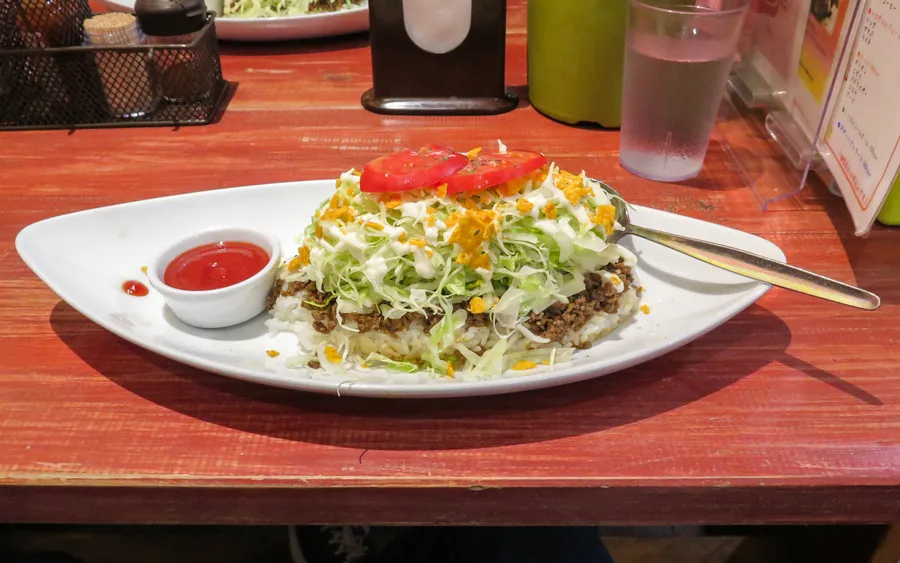 Taco rice