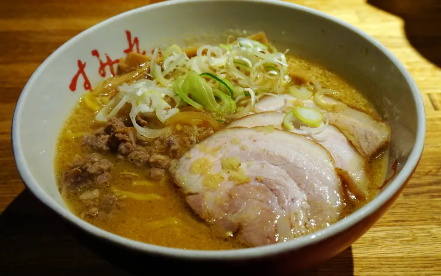 Miso ramen at Sumire, Susukino, Sapporo