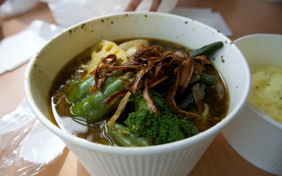 A soup curry dish, Sapporo