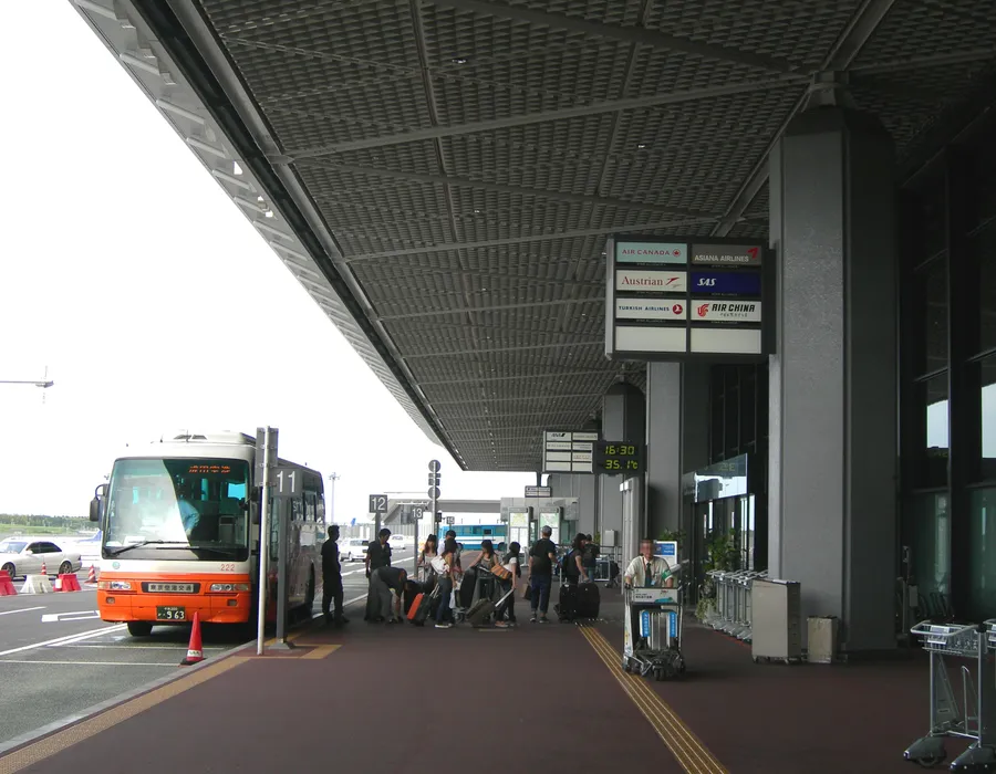 Airport limousine bus at Narita International Airport